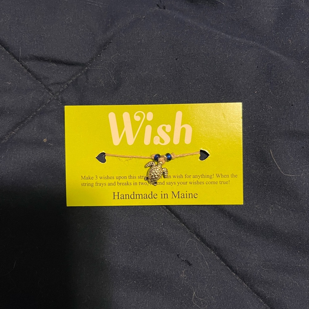 Turtle wish bracelet